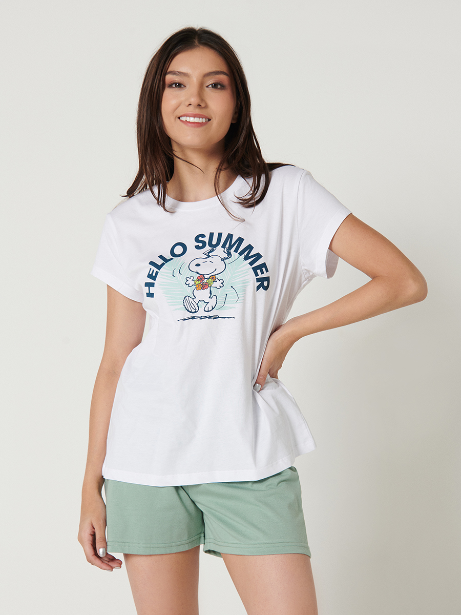 Pijama Snoopy Camiseta + Short