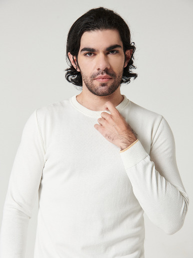 Sweater cuello redondo - Navigare