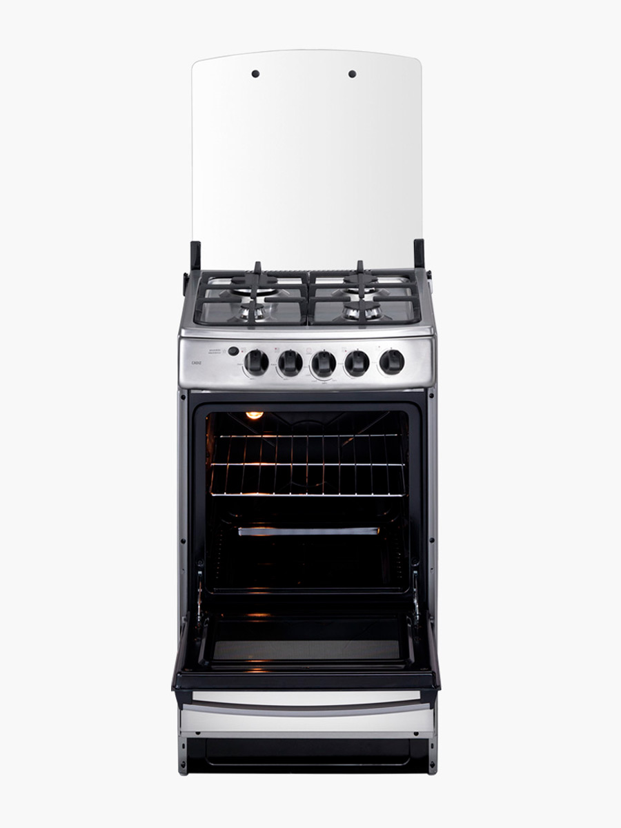 Combo Indurama Refrigeradora Cocina a Gas Cadiz Spazio Plus + Smart Tv 32" - Android 11.0