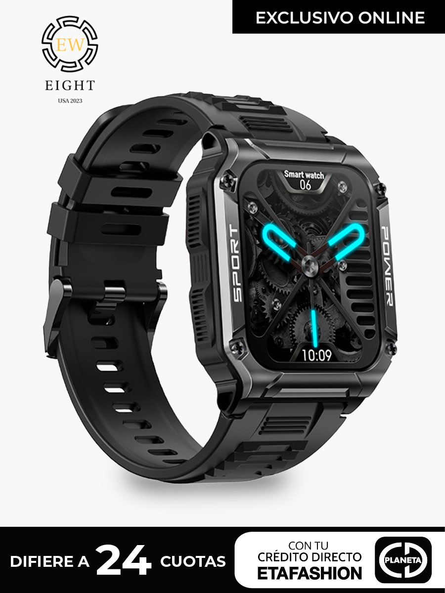 SmartWatch Eight | Negro