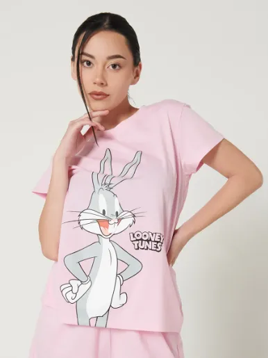 Pijama Looney Tunes Camiseta + Short