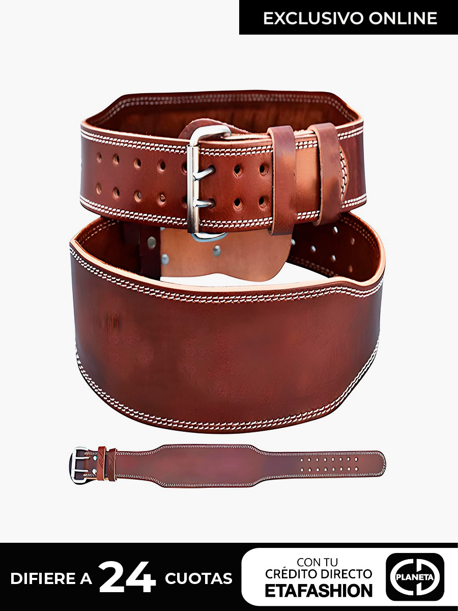 Cinturón lumbar para levantamiento de pesas
