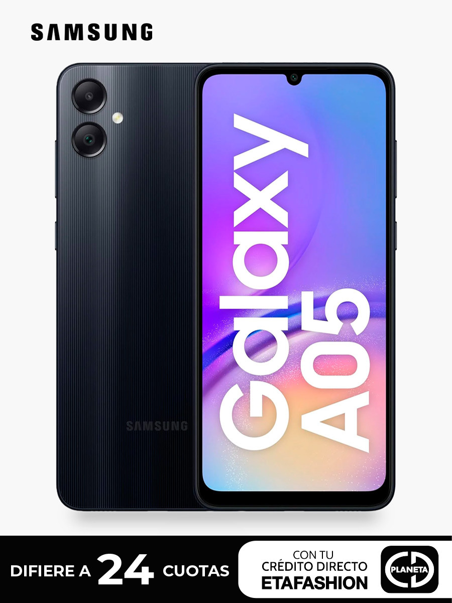 Celular Samsung A05 128 GB | Negro