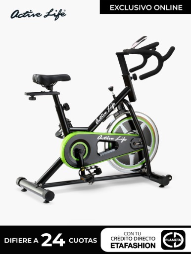 Bicicleta <em class="search-results-highlight">Estática</em> Active Life | Verde