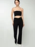 Pantalon rib corte bota manga