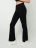 Pantalon rib corte bota manga