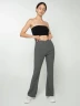 Pantalon rib corte bota manga