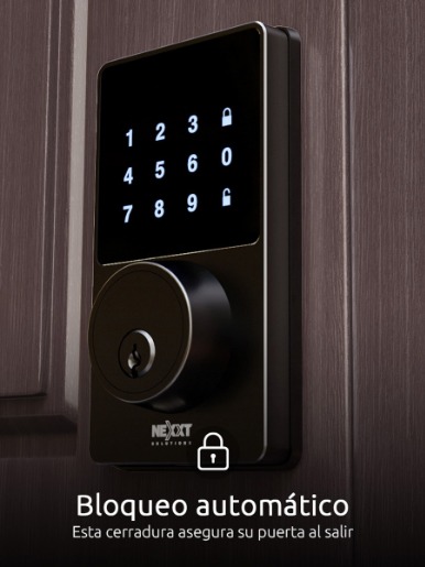 Cerradura Nexxt Inteligente con conexión Wi-Fi
