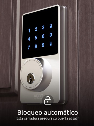 Cerradura Nexxt Inteligente con conexión Wi-Fi