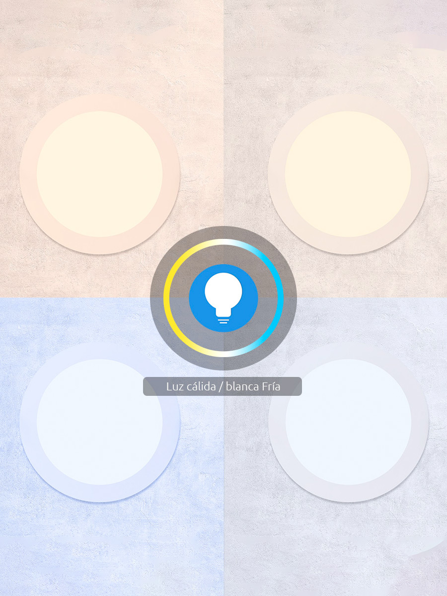 Lámpara de techo Nexxt Inteligente Wi-Fi Empotrable