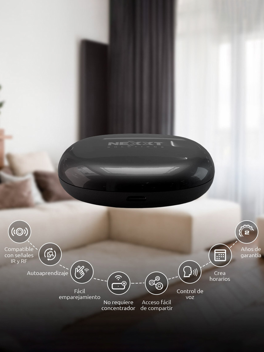 Control Universal Nexxt inteligente IR+RF