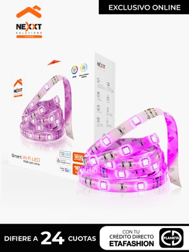 Kit de cinta de luces LED Nexxt Inteligente de 5m