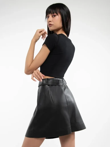 Falda Efecto Cuero - Navigare