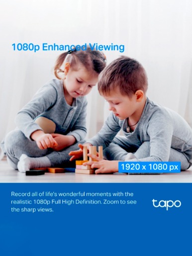 Cámara Tapo C200 TP-Link  Wi-Fi Vigilancia 360º