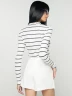 Camiseta Arayada Cuello Alto - Labelle