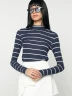 Camiseta Arayada Cuello Alto - Labelle