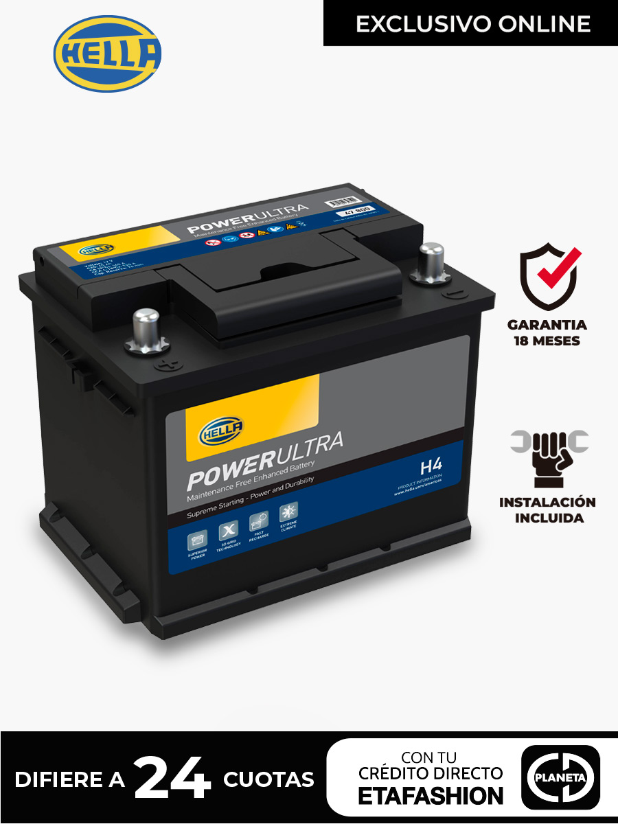 Batería Hella | Modelo: 42.6 - Caja: 55