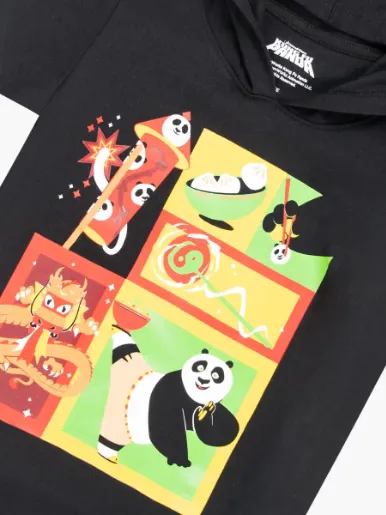 Camiseta con capucha Kunfu Panda - Preescolar