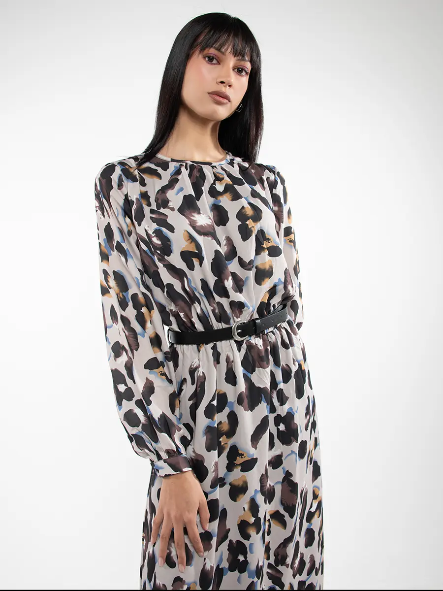 Vestido Largo Estampado - Lady Eta