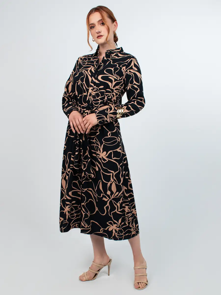Vestido Estampado - Labelle