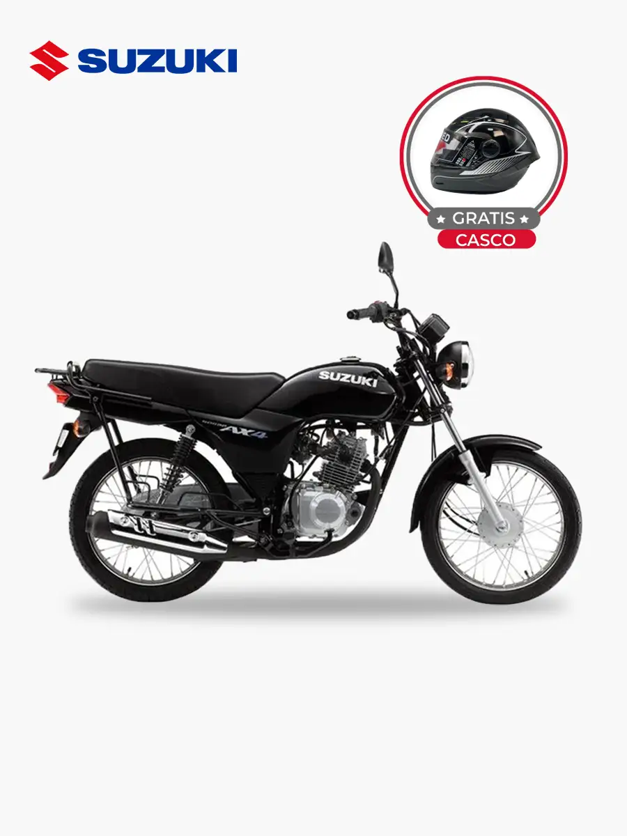 Suzuki GD 115 - 113 cc - Moto a Gasolina 4 Tiempos | Negro