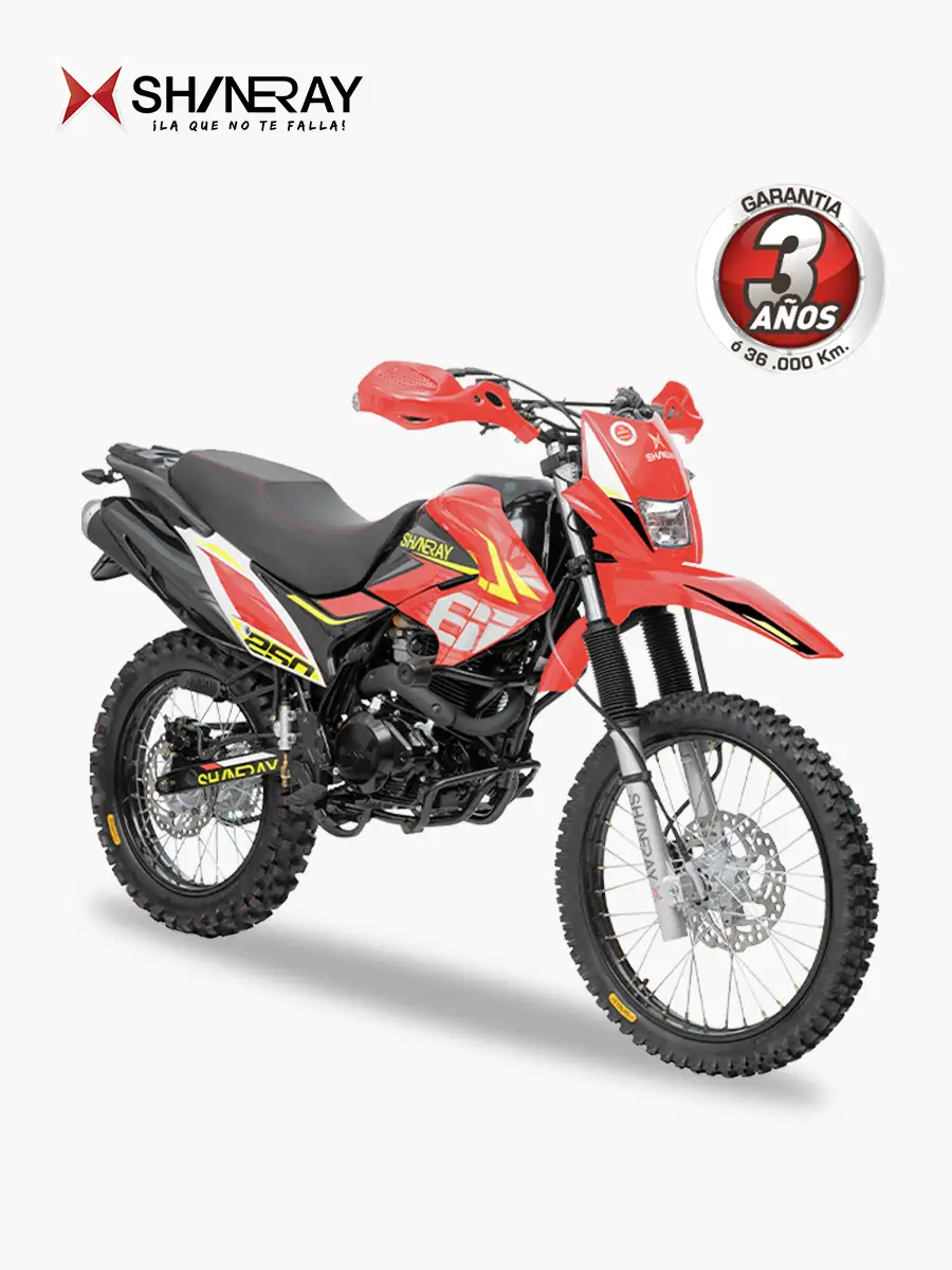 Shineray 250GY-6I - 250 cc - Moto a <em class="search-results-highlight">Gasolina</em> | Rojo