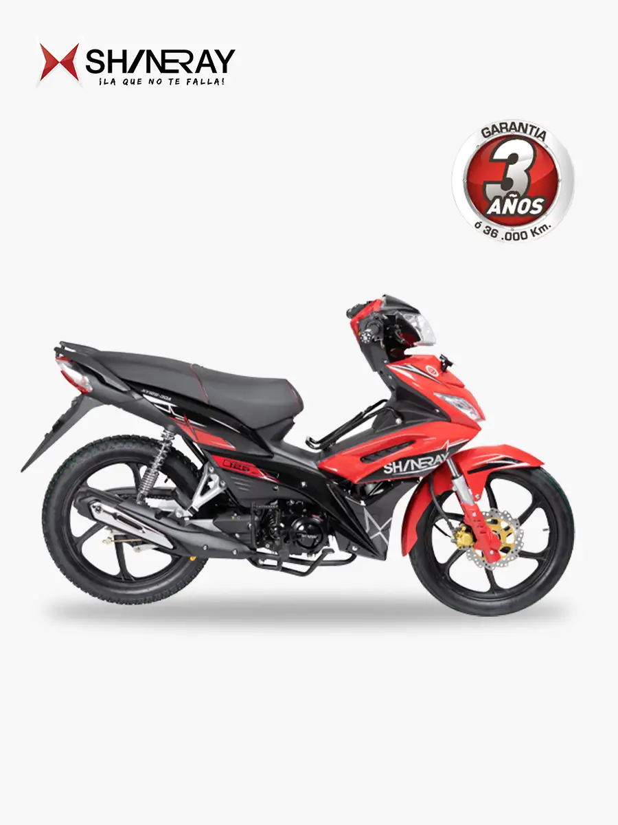 Shineray Caballito XY125-30A - 125 cc - Moto a <em class="search-results-highlight">Gasolina</em> | Rojo