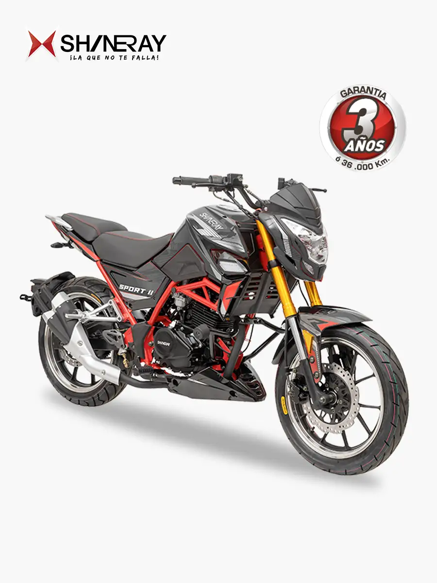 Shineray Sport II 250-9 - 250 cc - Moto a Gasolina | Negro