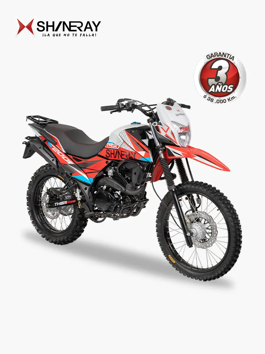 Shineray Thor 197 cc - Moto a <em class="search-results-highlight">Gasolina</em> | Rojo