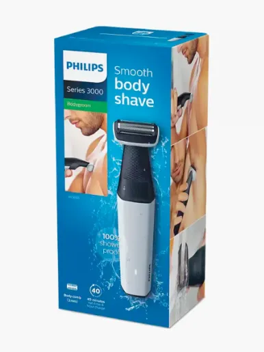 Afeitadora Corporal para la ducha <em class="search-results-highlight">Philips</em> | Negro con blanco