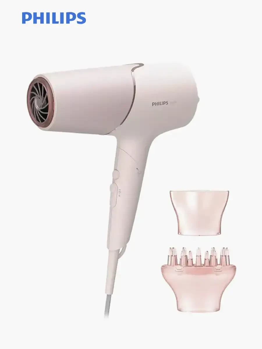 Secado de cabello Philips Tecnología ThermoShield | Durazno Perla