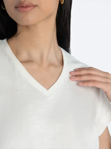 Camiseta Cuello en V - Etabasic