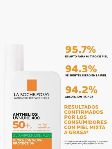 La Roche Posay - Protector  Solar UV Mune 400 Spf 50 + Oil Control