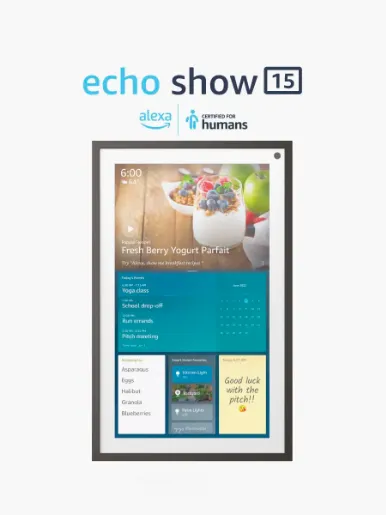 Echo Show 15  Full HD de 15,6" con <em class="search-results-highlight">Alexa</em> con parlante Integrado + Fire TV y control integrado