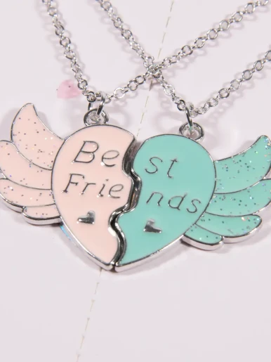 Set de Collares Best Friends con Alas