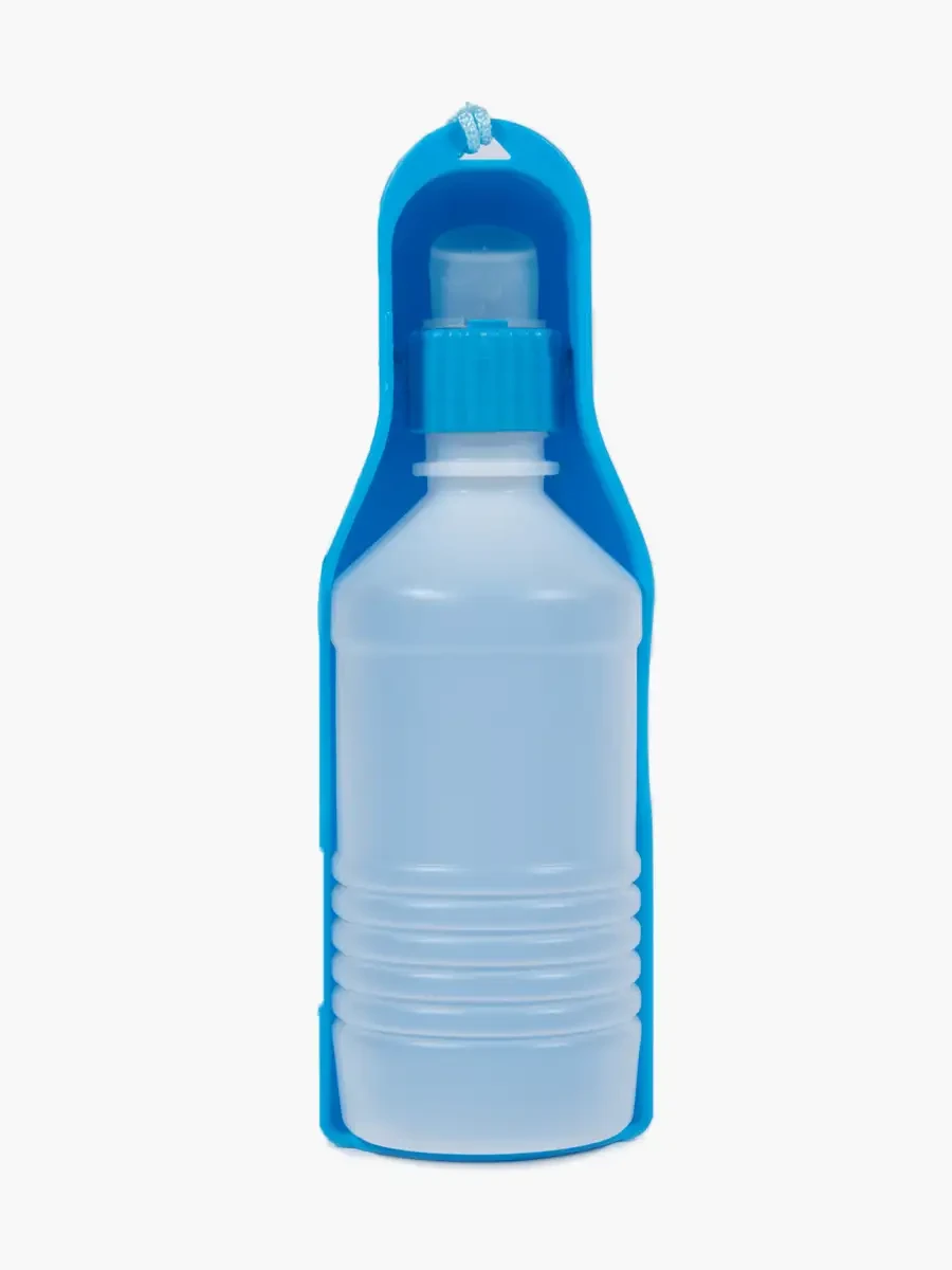 Porta Agua para Mascotas con Bebedero Integrado