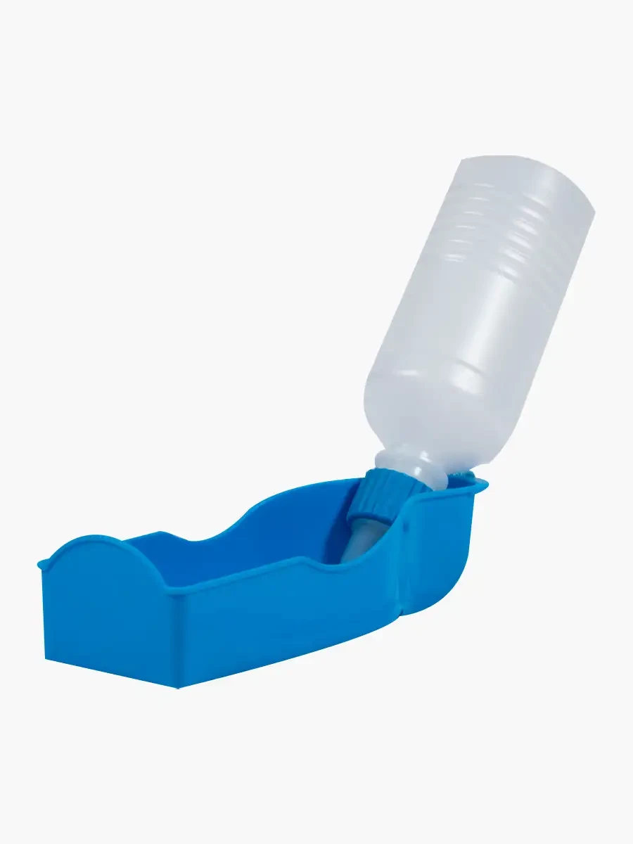 Porta Agua para Mascotas con Bebedero Integrado