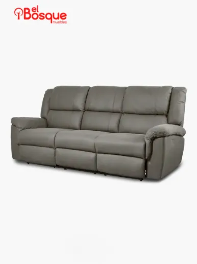 Sofá Eléctrico Phuket Reclinable Muebles el Bosque | Gris Oscuro