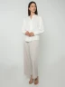 Blusa con Alforzas Frontales