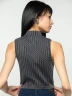 Top crop de cuello alto - Taxi