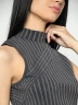 Top crop de cuello alto - Taxi