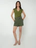 Blusa Sin Mangas Con Cuello En U - Labelle