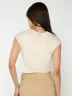 Blusa Sin Mangas Con Cuello En U - Labelle