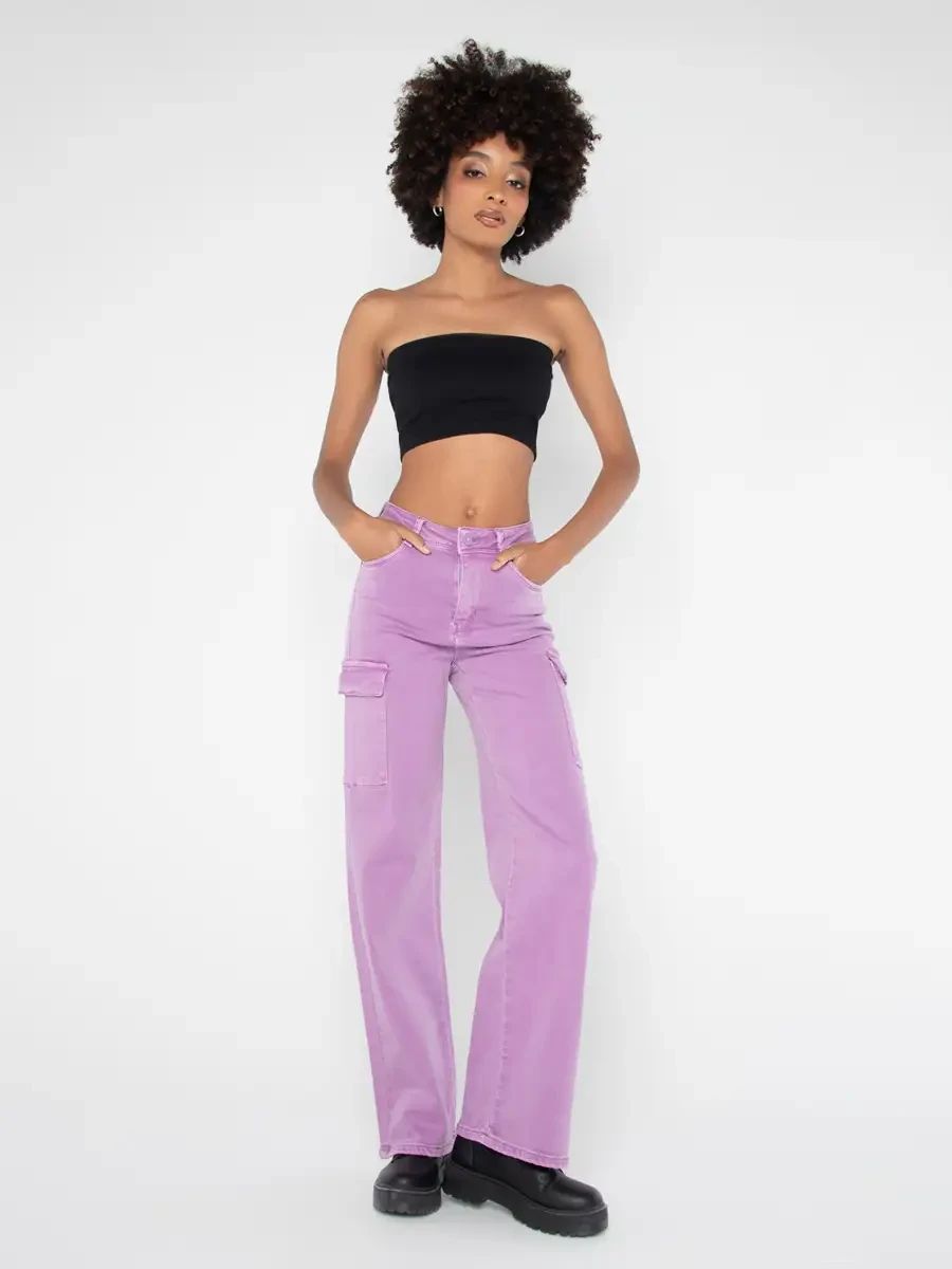 Pantalón Cargo Wide Leg - Bonage