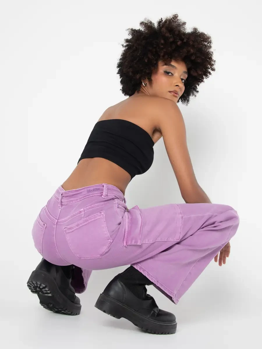 Pantalón Cargo Wide Leg - Bonage