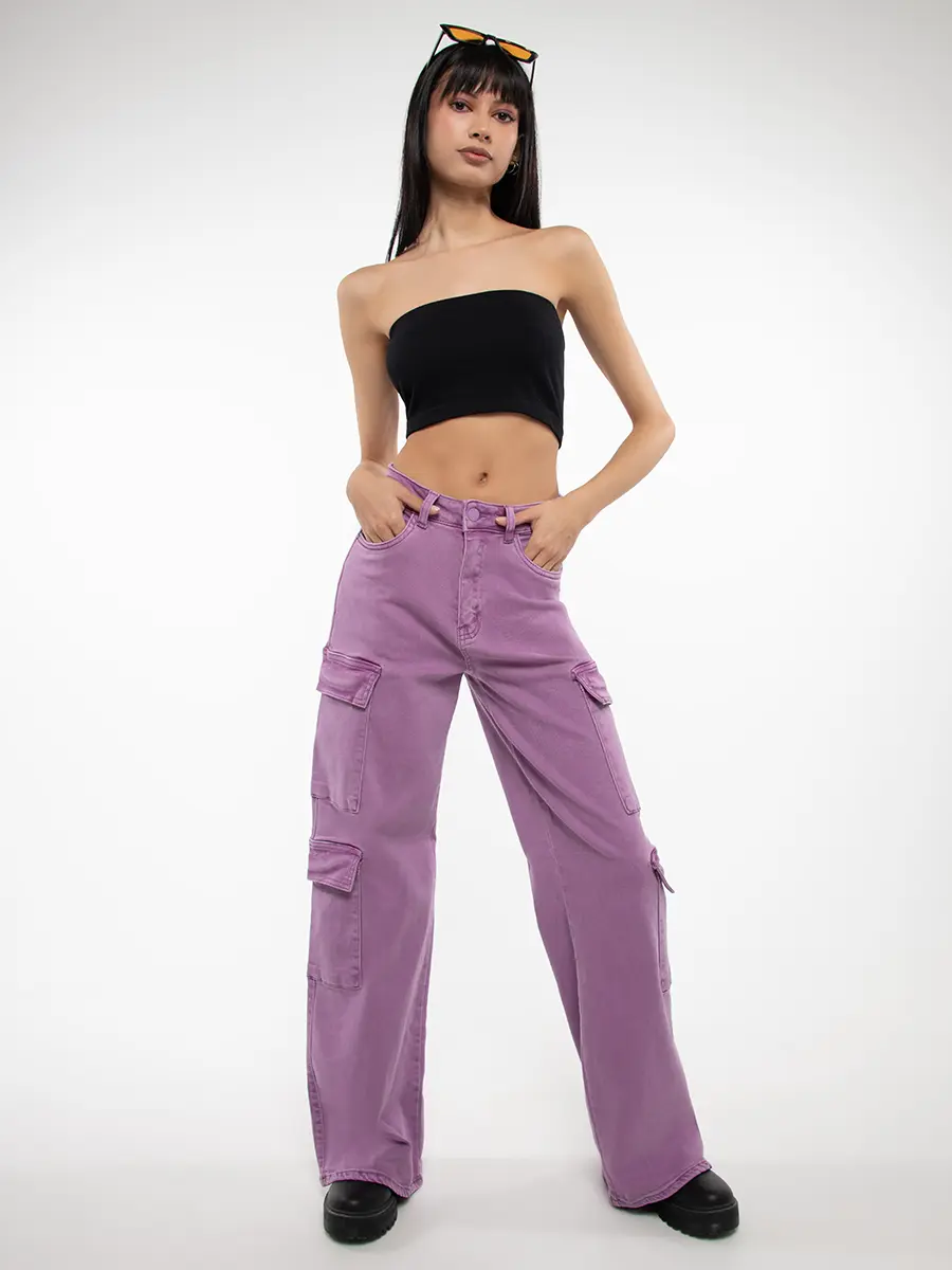 Pantalón Cargo Wide Leg - Bonage