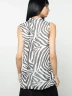 Blusa Sin Mangas Estampada - Labelle