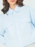 Camisa Cropped de Rayas con Bolsillos - Navigare