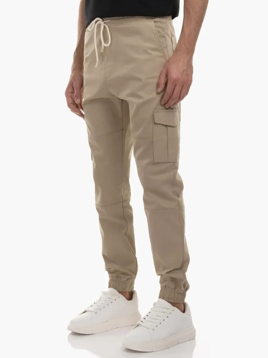 Drazzo - Pantalón Jogger con bolsillo cargo