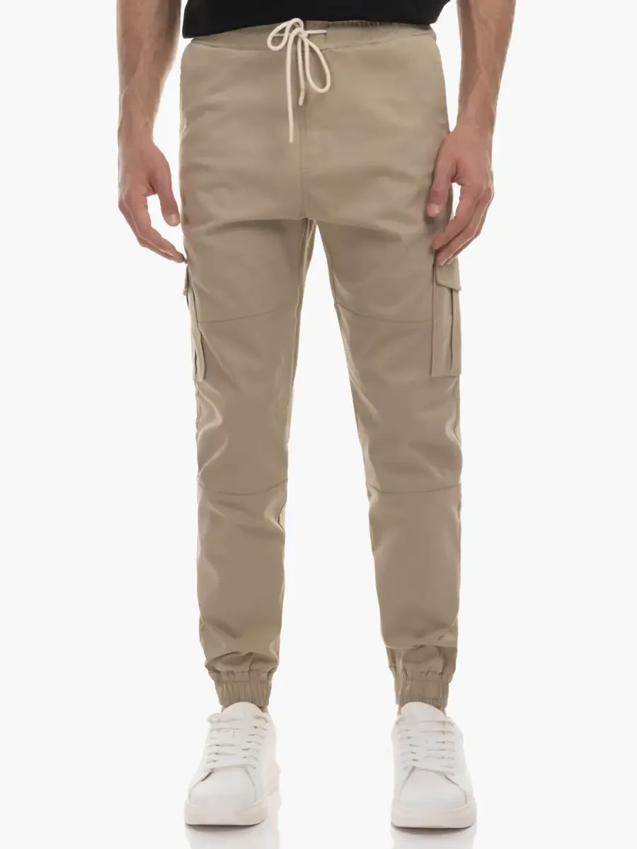 Drazzo - Pantalón Jogger con bolsillo cargo
